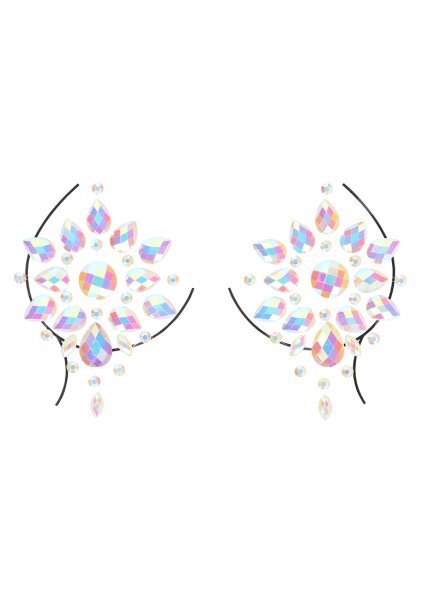 Shots Ouch! Body jewelry glow-in-the-dark nipple stickers