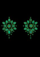 Shots Ouch! Body jewelry glow-in-the-dark nipple stickers