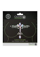 Shots Ouch! Body jewelry glowing decoltee stickers