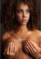 Shots Ouch! Körperschmuck leuchtende Dekoltee Aufkleber