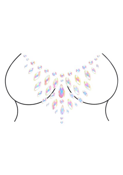 Shots Ouch! Body jewelry glowing decoltee stickers