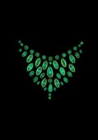 Shots Ouch! Body jewelry glowing decoltee stickers