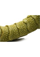 Swamp Monster Scaly Silicone Dildo Black 24 cm