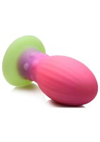 Xeno Egg Glow in the Dark Silicone Egg XL Pink 17,5 cm