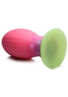 Xeno Egg Glow in the Dark Silicone Egg XL Pink 17,5 cm