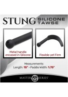Master Series Stung Silicone Tawse Black