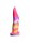 Unicorn Tongue Glow in the Dark Silicone Dildo Rainbow 21,3 cm