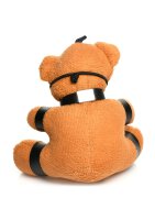 Master Series Gagged Teddy Bear Keychain Brown