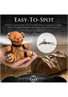 Master Series Gagged Teddy Bear Keychain Brown