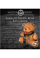 Master Series Gagged Teddy Bear Keychain Brown