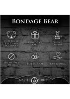 Master Series Gagged Teddy Bear Keychain Brown