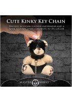 Master Series Hooded Teddy Bear Keychain Tan