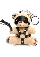BDSM Teddy Bear Keychain Tan
