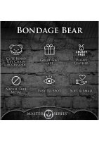 BDSM Teddy Bear Keychain Tan