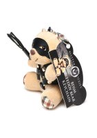 BDSM Teddy Bear Keychain Tan