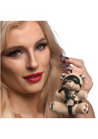 BDSM Teddy Bear Keychain Tan