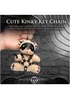 BDSM Teddy Bear Keychain Tan