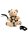 BDSM Teddy Bear Keychain Tan