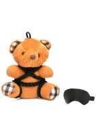 Master Series Rope Teddy Bear Keychain - Brown
