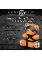 Master Series Rope Teddy Bear Keychain - Brown