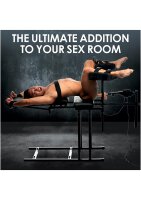 MS Obedience Chair with Sex Machine Black