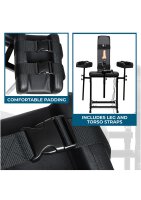 MS Obedience Chair with Sex Machine Black