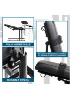 MS Obedience Chair with Sex Machine Black