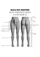 XR Brands Männliche Sexpuppe mit Vibrations- Dildo