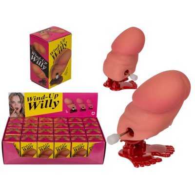 Aufziehbarer, hüpfender Penis, ca. 7 x 3 cm