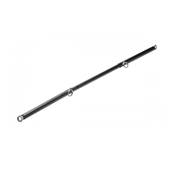 XR Brands Master Series Black Steel Adjustable Spreader Bar