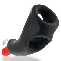 Hünkyjunk Buzzfuck Sling With Taint Vibe Vibrating Cock Sling Tar Ice