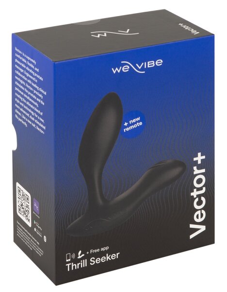 WE-VIBE Vector+ Analvibrator schwarz