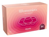 Womanizer 3x replacement caps Premium 2 red M