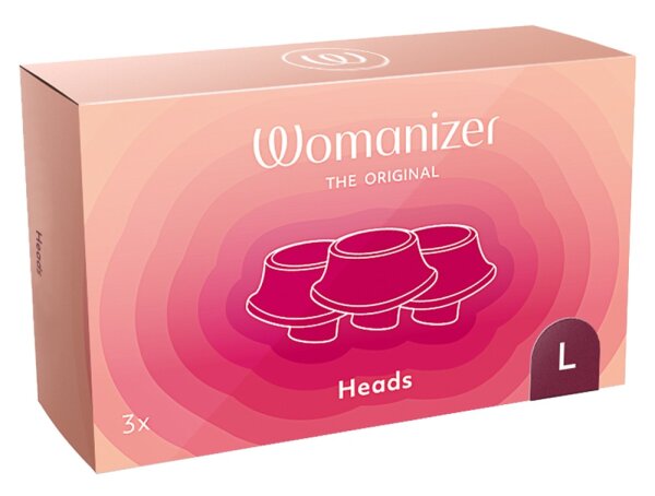 Womanizer 3x replacement caps Premium 2 red L