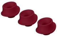Womanizer 3x replacement caps Premium 2 red L
