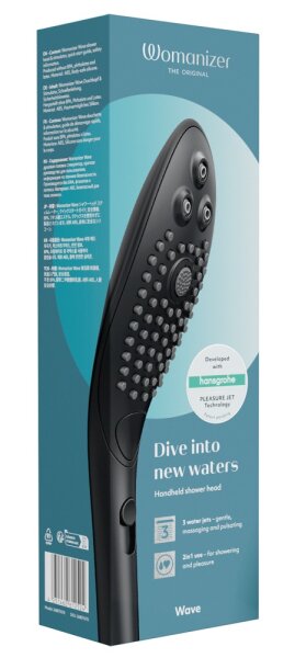 Womanizer Wave multifunctional shower attachment black