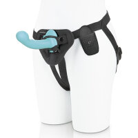 Pegasus - 6” Remote Control Ripple P-Spot G-Spot Silicone Peg with Harness