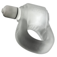 Oxballs Glowdick Cockring With Led Clear Ice