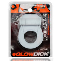 Oxballs Glowdick Cockring With Led Clear Ice