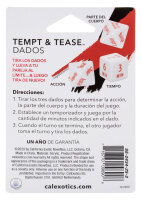 Tempt & Tease Dados - ESPANOL