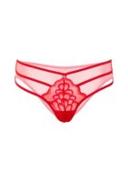 Lace string with straps Red L/XL
