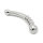 Curve Steel Dildo Twisted 21 cm