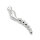 Curve Steel Dildo Ridges 22 cm