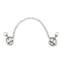 Nipple Clamps Rings Screwed with Chain