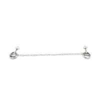 Nipple Clamps Rings Screwed with Chain