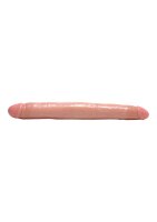 XR Brands Realistischer Doppel- Dildo 44,5 cm hautfarbend