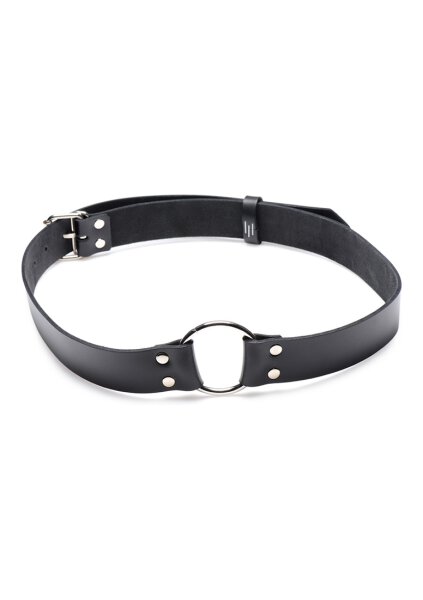 XR Brands Lederriemen Dildohaltegurt für Stühle schwarz