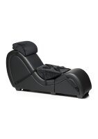 Kinky Sex Chaise with Love Pillows Black
