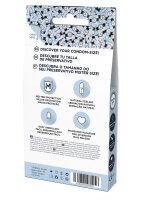 Pure Feel Test Set - Condoms 53, 57, 60 mm - 3 Pieces - ES/PT/EN