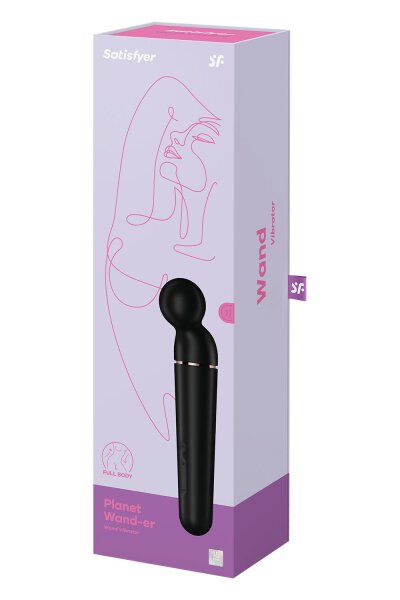 Satisfyer Planet Wand-er Black + Rosegold